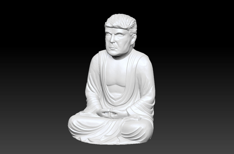 TRUMP BUDDHA A 3D Print 467285