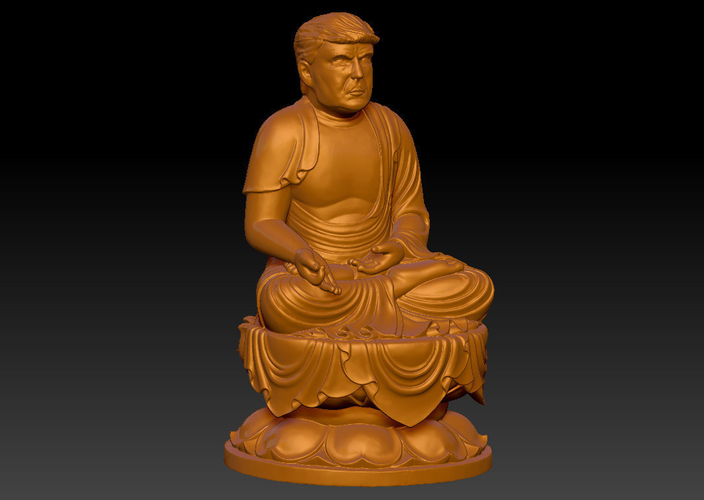 TRUMP BUDDHA B 3D Print 467286