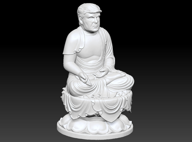 TRUMP BUDDHA B 3D Print 467287