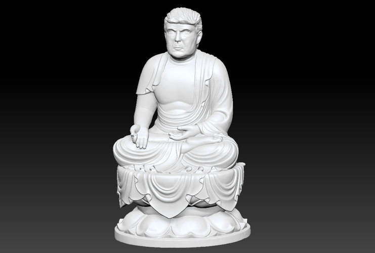 TRUMP BUDDHA B 3D Print 467288