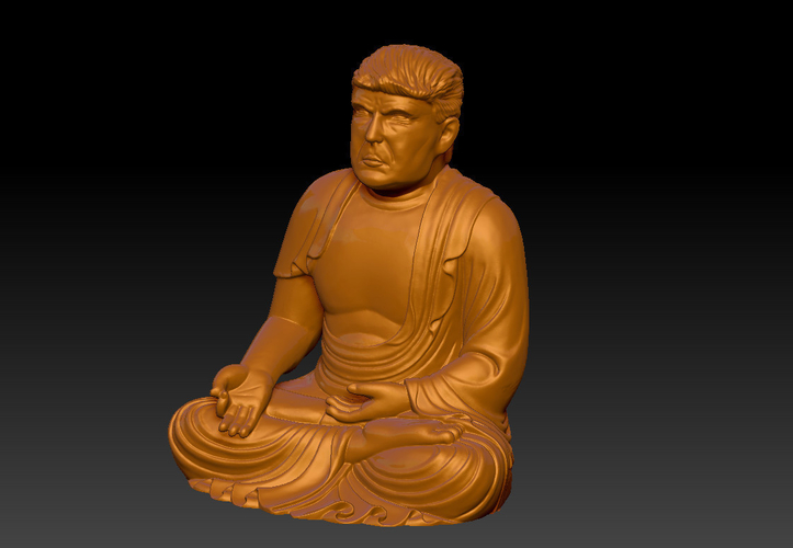 TRUMP BUDDHA D 3D Print 467294