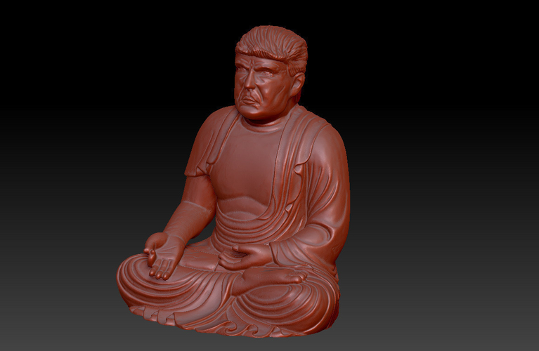 TRUMP BUDDHA D 3D Print 467295