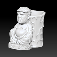 TRUMP BUDDHA PEN HOLDER 2 - Thumbnail 3