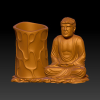 TRUMP BUDDHA PEN HOLDER 3 - Thumbnail 1