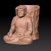 TRUMP BUDDHA PEN HOLDER 4 - Thumbnail 1