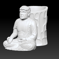 TRUMP BUDDHA PEN HOLDER 4 - Thumbnail 2