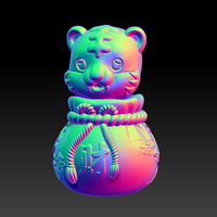 LUCKY LUCKY BAG TIGER NEW YEAR DECORATIONS - Thumbnail 2