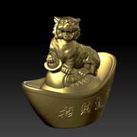 Small THE YEAR OF THE TIGER GOLD INGOT EDITION TIGER 2 3D Printing 467344