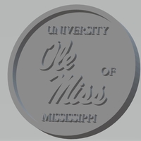 Small University Of Mississippi - Ole Miss 3D Printing 467393