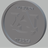 Small Auburn University - Tigers 3D Printing 467396