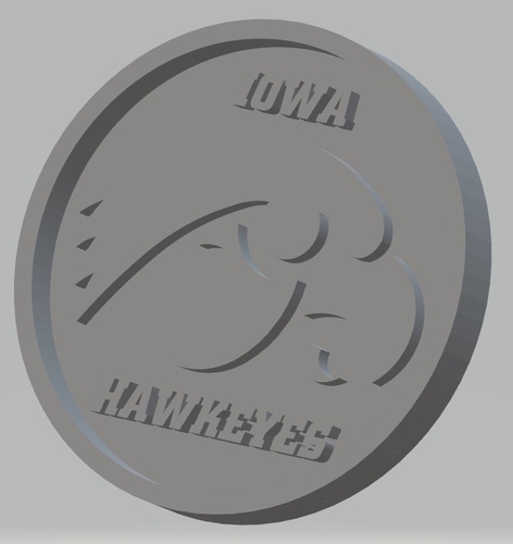 University Of Iowa - Hawkeyes 3D Print 467398