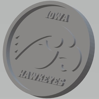 Small University Of Iowa - Hawkeyes 3D Printing 467398