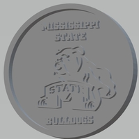 Small Mississippi State University - Bulldogs 3D Printing 467434