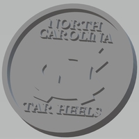 Small University Of North Carolina - Tar Heels 3D Printing 467436