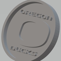 Small University Of Oregon - Ducks 3D Printing 467441