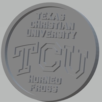 Small Texas Christian University - Horned Frogs 3D Printing 467443