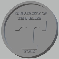 Small University of Tennessee - Vols 3D Printing 467444