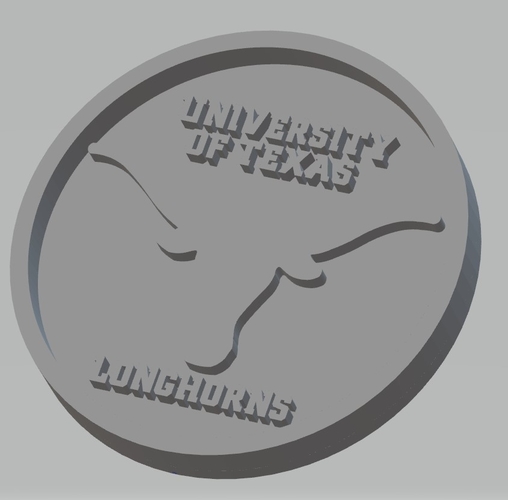 University Of Texas - Longhorns 3D Print 467445