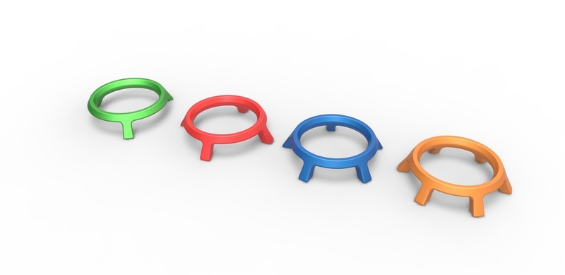 Pokeball stand set