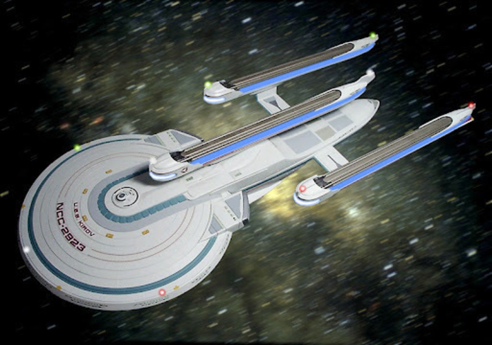 StarTrek Kirov Class Dreadnought starship 3D Print 467575