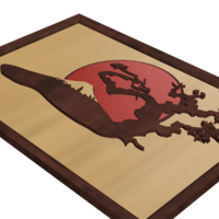3D Bonsai Tree Picture with Frame - Thumbnail 1