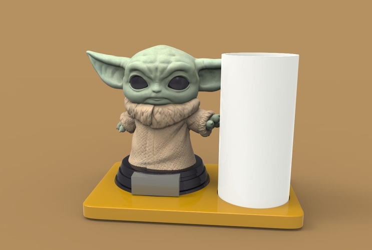 Yoda  Pen holder 3D Print 467579