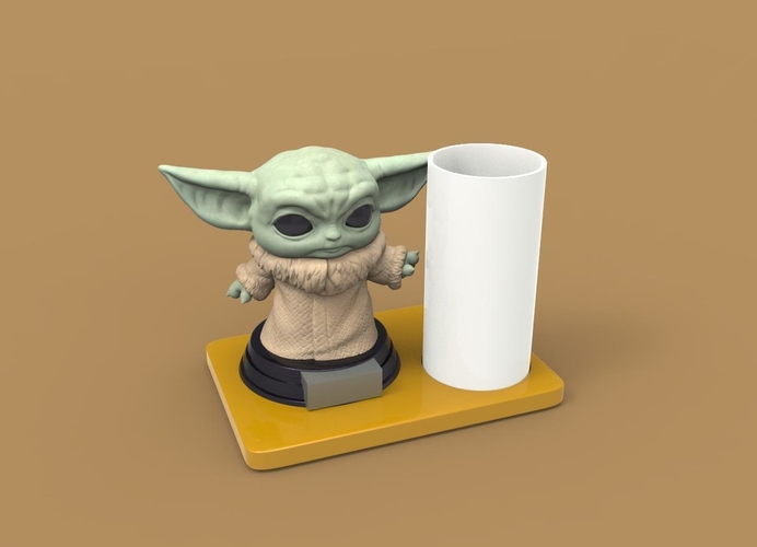 Yoda  Pen holder 3D Print 467580