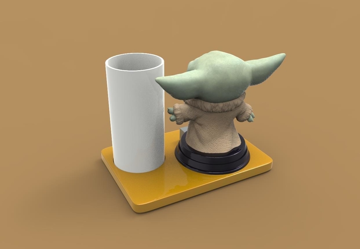 Yoda  Pen holder 3D Print 467581