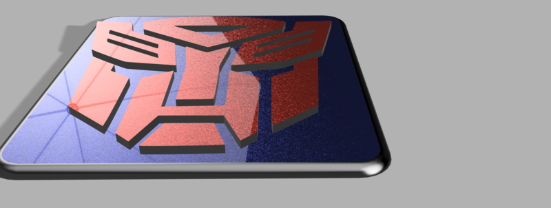 Autobot Logo 3D sign