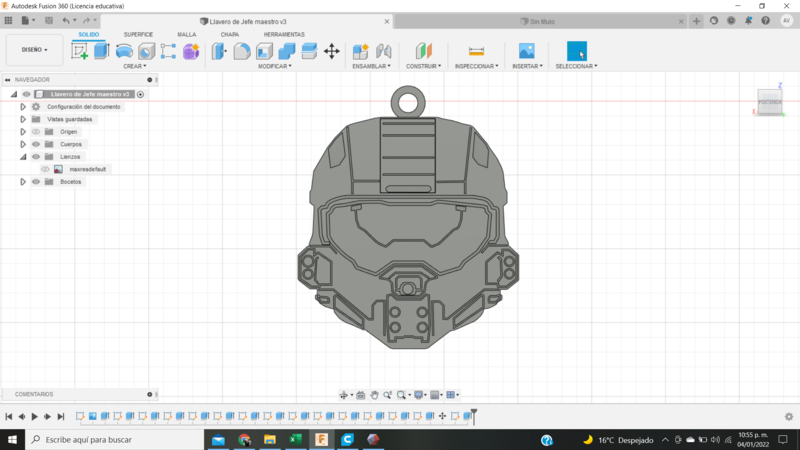 Keychain Master Chief  - Halo 5