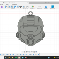 Small Keychain Master Chief  - Halo 5 3D Printing 467672