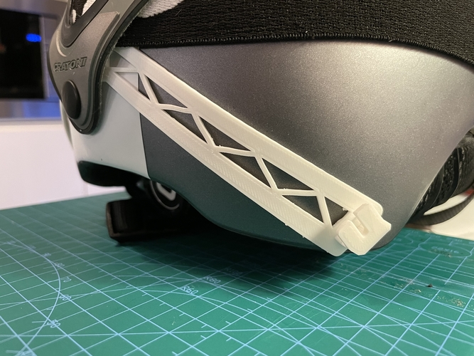 SKI HELMET FACE MASK HOLDER 3D Print 467795