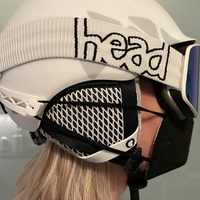 Small SKI HELMET FACE MASK HOLDER 3D Printing 467808