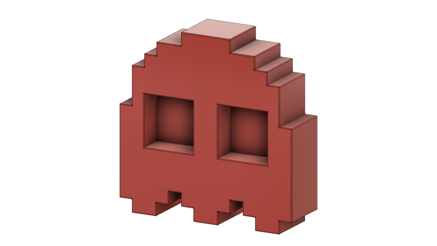 Pacman Stand Arcade Pixel 3D Print 467871