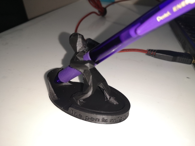 Low poly pen holder 3D Print 467947