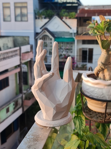 Lowpoly hand 3D Print 467966