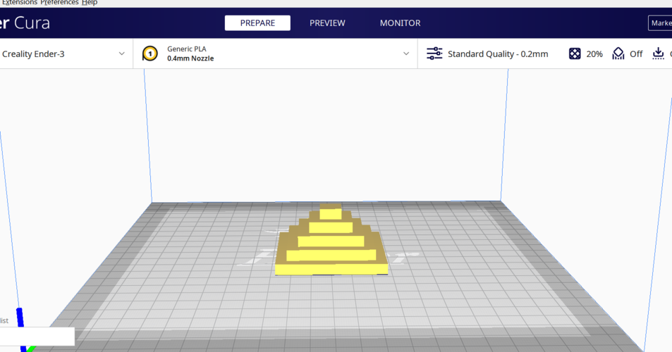Thick pyramid  3D Print 468262