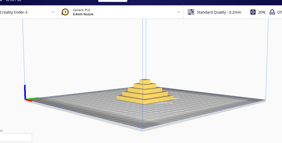 Thick pyramid  3D Print 468264