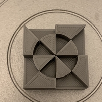 Small Pinwheel circle squares 3D Printing 468271