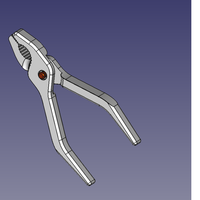 Small Pliers using all plastic parts. 3D Printing 468272