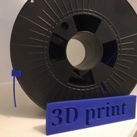 Schlüsselanhanger -  3D print - Einfärbig - Thumbnail 2