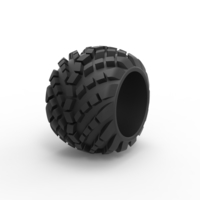 Diecast offroad arched tire Scale 1 to 10 - Thumbnail 2