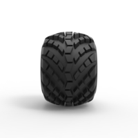 Diecast offroad arched tire Scale 1 to 10 - Thumbnail 3