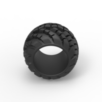 Diecast offroad arched tire Scale 1 to 10 - Thumbnail 5