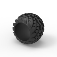 Diecast offroad arched tire Scale 1 to 10 - Thumbnail 6