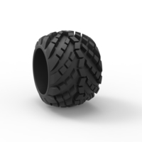 Diecast offroad arched tire Scale 1 to 10 - Thumbnail 7