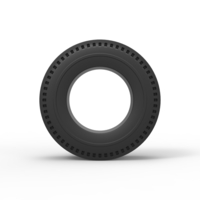 Diecast rear tire of vintage dragster Version 1 Scale 1:10 - Thumbnail 4