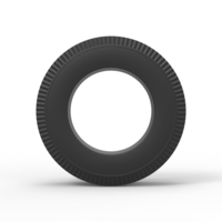 Diecast retro car tire Scale 1 to 10 - Thumbnail 4