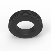 Diecast retro car tire Scale 1 to 10 - Thumbnail 5