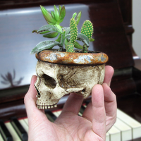Small Screw Skull - ( mini vase ) 3D Printing 468391